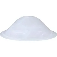 Home4Living Lampenschirm Lampenglas Ersatzglas Alabasterglas weiß Ø 300mm E27 rund, Dekorativ