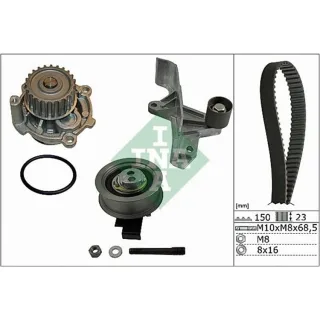 Ina Zahnriemensatz mit Wasserpumpe Audi A4 A6 VW Passat 2.0 5,5