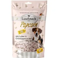 LANDFLEISCH LandSnack Popcorn mit Leber und Grünlippmuschel 100 g, für: Hund