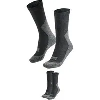 XTREME sockswear Wandersocken (2-Paar, 2er Pack) Gepolsterte Unisex Wander-/ Sport- und Funktionssocken