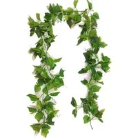 Kunstgirlande Hopfengirlande Hopfen, Creativ green, Höhe 180 cm, mit Blüten