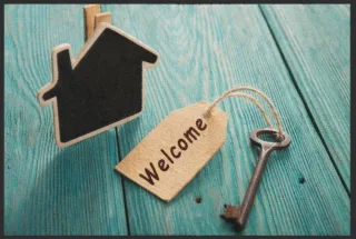 Fussmatte Welcome Haus 4573 | Größe: 60 cm x 45 cm
