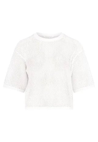 Betty & Co - Strickpullover weiß - Gr. - 36