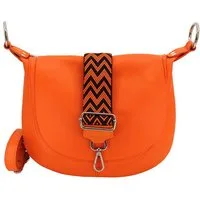 Adel Bags Schultertasche Kayla Ledertasche Made in Italy mit 2 Riemen, Zwei Tragegurte inklusive, Made in Italy