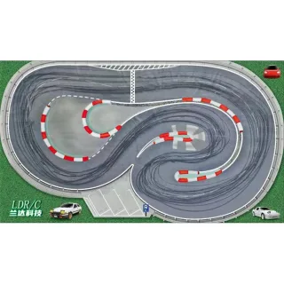LDRC A86 A86P 1802 1/18 1/24 Drift RC Car Parts 2X3.5m Race Track Map Table Scene Mat Vehicles Model Parts LA0050