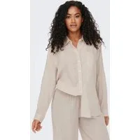 ONLY Longbluse ONLTOKYO L/S LINEN BLEND SHIRT mit Leinen