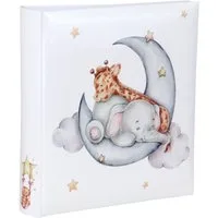 IDEAL TREND Fotoalbum Cat & Bears Fotoalbum 30x30 cm 100 weiße Seiten Baby Kinder Foto Album