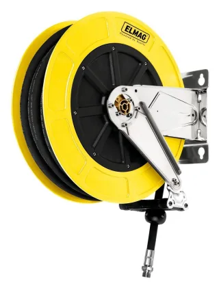 ELMAG INDUSTRIE Schlauchaufroller Edelstahl 4432, Druckluft und Wasser - 43021