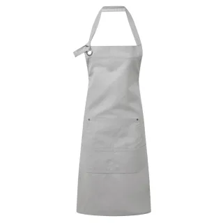 Premier Calibre Taschenschürze aus schwerem Canvas (Silber)