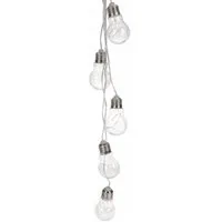 Seasonals LED-Lichterkette LED Glühbirnen Lichterkette 5er warmweiß Batteriebetrieb AX3001000