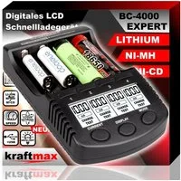 kraftmax Batterietester BC-4000 EXPERT - Universal Akku Ladegerät, (1 St)