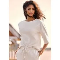 Venice Beach Rundhalsshirt aus softer Strukturware, Oversize-Shirt, Sommershirt, casual