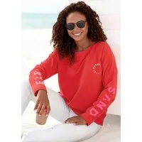 Elbsand Sweatshirt Anvor mit Logoprints auf den Ärmeln, sportlich-casual