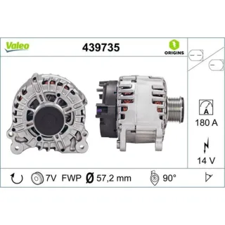 Valeo Lichtmaschine VW Touareg 3,6 439735