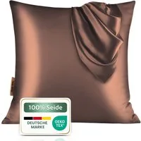 bene-sleep. Kissenbezug bene-sleep® Seidenbezug – kühlend, faltenreduzierend – reine Seide, Reine 22 Momme Naturseide, Höchste Güteklasse 6A