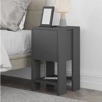 Decortie Nachttisch Ema, Modern Nachttisch, 30 x 30 x 55 cm, Schlafzimmermöbel
