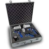 Bituxx Lackierpistole HVLP Lackierpistolen 3er Set