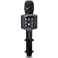 Lenco Mikrofon BMC-090BK (1-tlg), Karaoke-Mikrofon,Bluetooth 5.0,8 Std Akku,Licht & Stimmeffekte