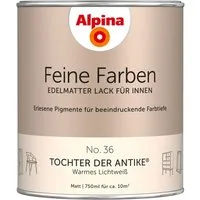 Alpina Lack Alpina Feine Farben Lack edelmatt 750ml - Farbfamilie Beige