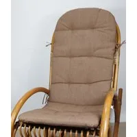 Rattani Polsterauflage Polster für Rattan Schaukelstuhl, Sesselauflage 125 x 50 x 6 cm