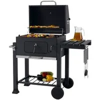 Tepro Holzkohlegrill Grillwagen Toronto Click, BxTxH: 115x67x107 cm