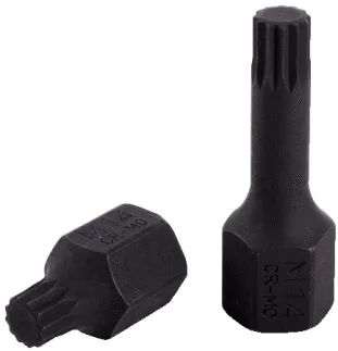 KS Tools 1/2" DUODRIVE Spezial-Kraft-Bit-Stecknuss XZN, kurz - 515.1161