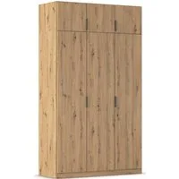 rauch Kleiderschrank Drehtürenschrank Schrank Garderobe Ankleide Schlafzimmer LAGOA (3 verschiedene Ausstattungen BASIC/CLASSIC/PREMIUM (inkl. SOFT-CLOSE) moderne Kantengriffe aus Metall, optional mit Aufsatz MADE IN GERMANY
