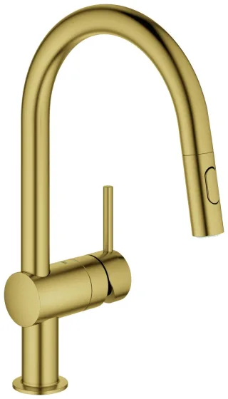GROHE Küchenarmatur Minta 32321_2 C-Auslauf Spülbrause cool sunrise geb., 32321GN2 32321GN2