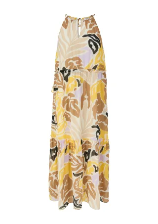 s.Oliver BLACK LABEL - Kleid creme|mehrfarbig - Gr. - 42