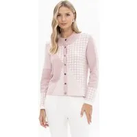 Passioni Cardigan mit abstraktem Muster