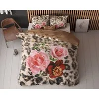 Sitheim-Europe Bettwäsche FLORAL PANTHER BETTBEZUG, Bettbezug +Kissenbezüge, Baumwolle, 3 teilig, Weich, geschmeidig und wärmeregulierend