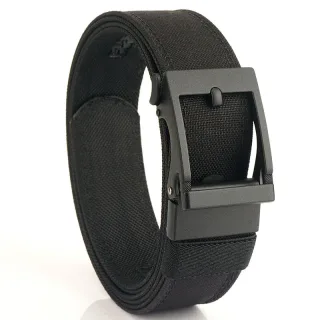 TUSHI 120cm Metal Buckle Tactical Belt Nylon Wistand Inserting Buckle Casual Military Fan Belt for Outdoor Shooting Hiki