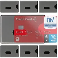 valonic Etui valonic - Kreditkartenhüllen RFID-Block 6 Stück