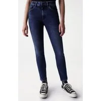 Salsa Stretch-Jeans SALSA JEANS DESTINY PUSH UP CROP SLIM wash blue 126913.8504