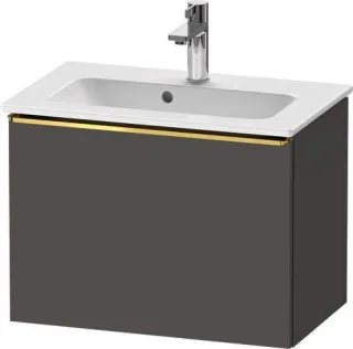 Duravit D-Neo Waschtischunterbau wandhängend Graphit Matt 610x372x440 mm - DE4268034490000 DE4268034490000