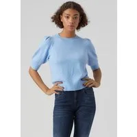 Vero Moda Rundhalspullover VMDOFFY 2/4 O-NECK PULLOVER GA NOOS Materialmix, regular fit