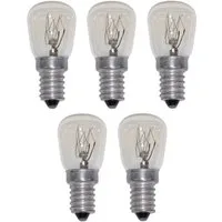Provance Spezialleuchtmittel 5er Set Kühlschranklampe E14 15 Watt, E14, 5 St.