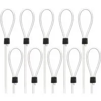 SOFT-RAIL Seil Perlonseil mit einer Schlaufe, Ø 2,0 mm, in versch. Längen (Set, 10-tlg), für Galerieschienen