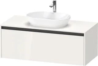 Duravit Ketho.2 Konsolenwaschtischunterbau wandhängend Weiß Hochglanz 1200x550x459 mm - K24887022220 K24887022220000