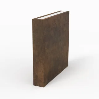 Sanipa 2morrow Konsolenplatte vertikal WT5802E Patina-Bronze, H:510, B:85, T:520 mm WT5802E