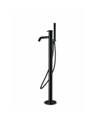 JEE-O Slimline Wannenarmatur freistehend, schwarz strukturiert, 800-3013 800-3013