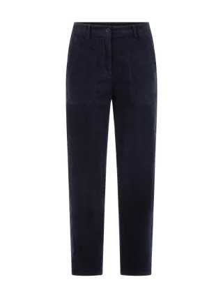 Marc Cain Sports - Cordhose RUMA im Relaxed Fit O-Shape navy - Gr. - 36