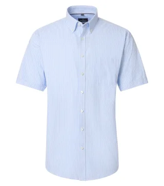 CASAMODA - Freizeithemd Kurzarm blau - Gr. - XL