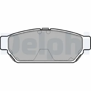 Delphi Bremsbel?ge hinten Mitsubishi Carisma Colt Fto Lancer Proton Persona