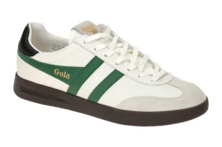 Gola CMB743WN Herren Sneaker wei?/evergreen/schwarz/dark gum, Leather Mix, he...