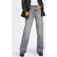 ONLY High-waist-Jeans ONLJUICY HW WIDE LEG DNM REA707 NOOS Baumwollmischung