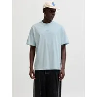 Jack & Jones T-Shirt JCOCLUB BACK TEXT PRNT TEE SS CREW SN mit Print