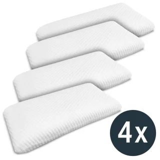 4 x Sleezzz Diamond Visko Nackenstützkissen Air 40 x 80 cm