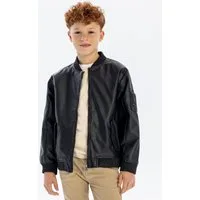 MINOTI Bomberjacke Bomberjacke aus Kunstleder (2y-14y)