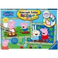 Ravensburger Malen nach Zahlen Junior, Peppa Pig, Made in Europe